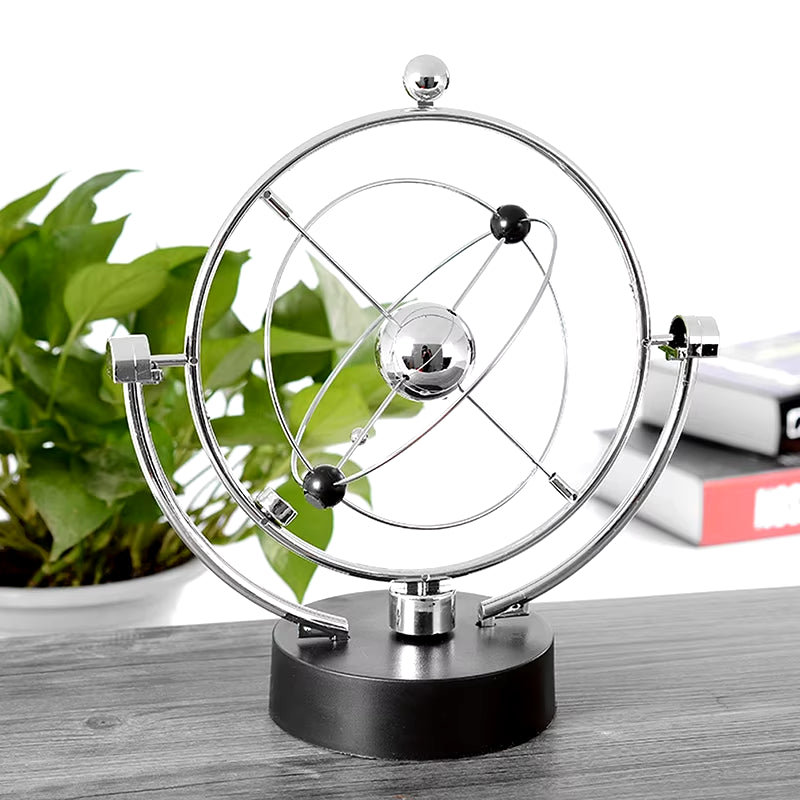 Kinetic Orbital Revolving Gadget Perpetual Motion Desk Office Art Decor Toy Gift