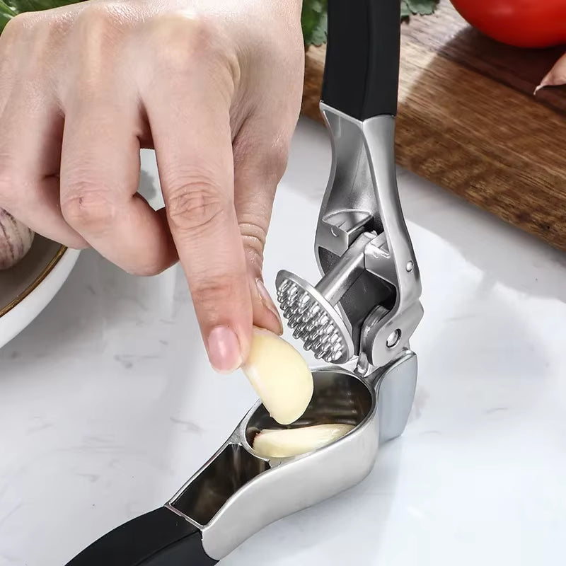 Kitchen Garlic Press Manual Garlic Masher Stainless Steel Press Chopping Garlic Tool Vegetable Home Gadget Accessories