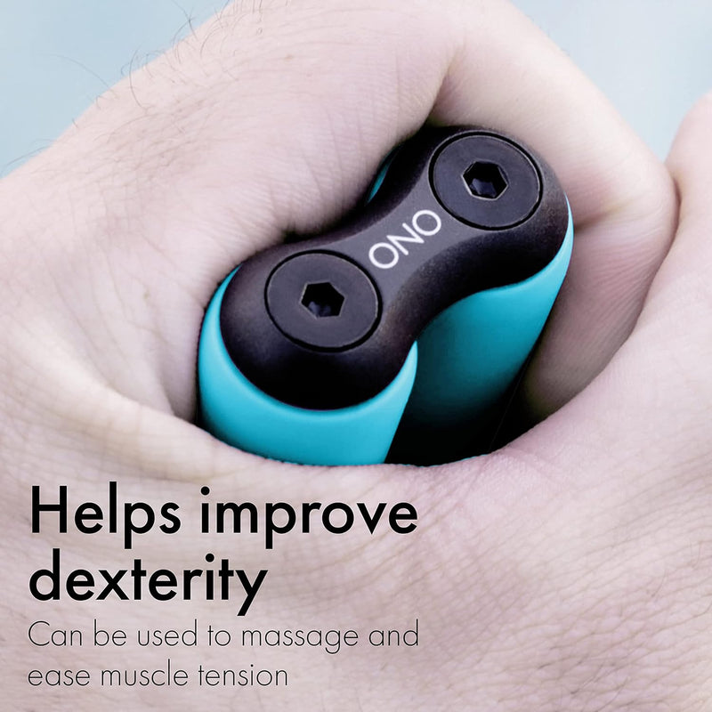 Roller - Handheld Fidget Toy for Adults | Help Relieve Stress, Anxiety, Tension | Promotes Focus, Clarity | Compact, Portable Design (Junior Size/Abs Plastic, Teal)