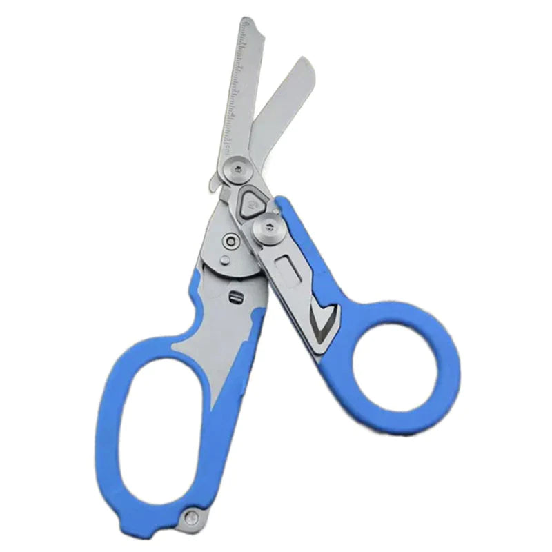 Multifunction Scissors Leatherman Raptors First Aid Expert Tactical Folding Scissors Outdoor Survival Tool Combination Gadget