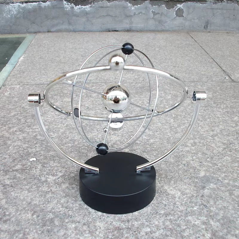 Kinetic Orbital Revolving Gadget Perpetual Motion Desk Office Art Decor Toy Gift