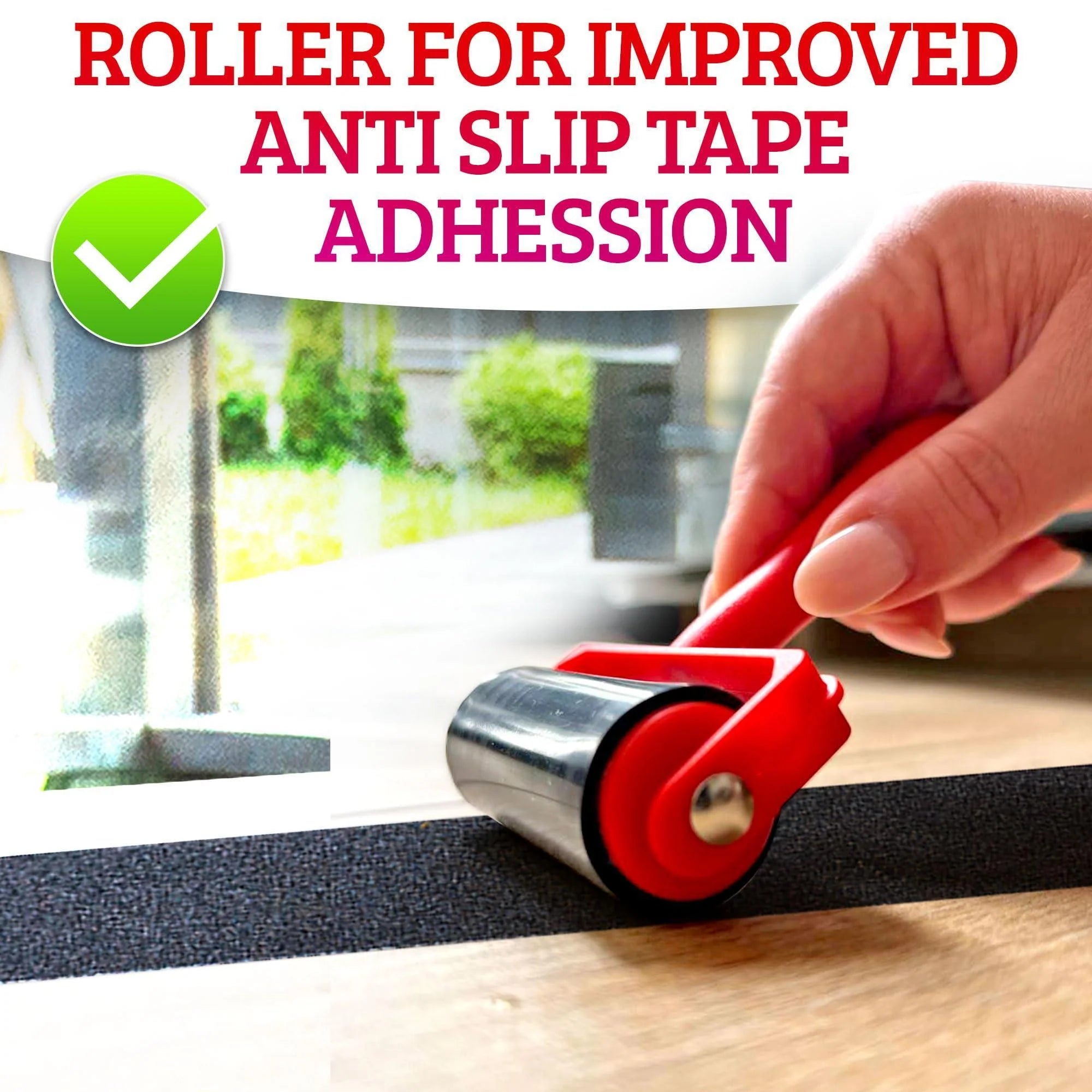 Rubber Tape Roller for Grip Tape anti Slip Tape Treads Remove Air Bubbles