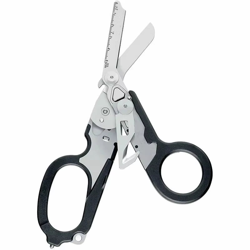 Multifunction Scissors  for Raptors First Aid Expert Tactical Folding Scissors Outdoor Survival Tool Combination Gadget