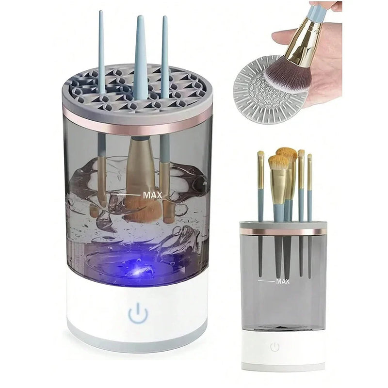 Electric Makeup Brush Cleaner & Dryer – Automatic Fast Clean Machine