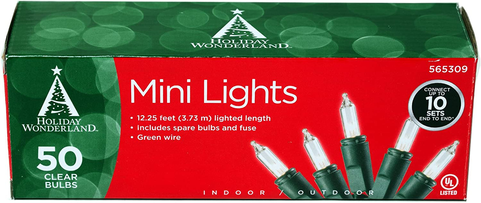 50-Count Clear Christmas Light Set