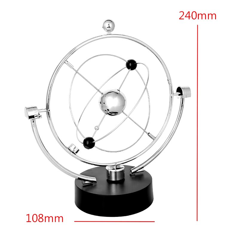 Kinetic Orbital Revolving Gadget Perpetual Motion Desk Office Art Decor Toy Gift