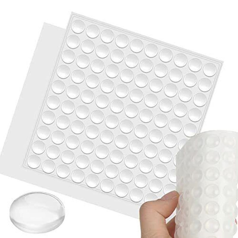 200Pcs Cabinet Bumpers Clear Rubber Bumpers Self Adhesive Soft Cabinet Door