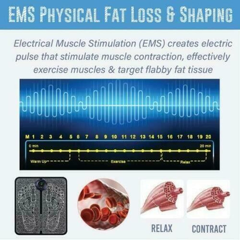 EMS Foot & Leg Reshaping Massager – Electric Deep Kneading Muscle Pain Relief