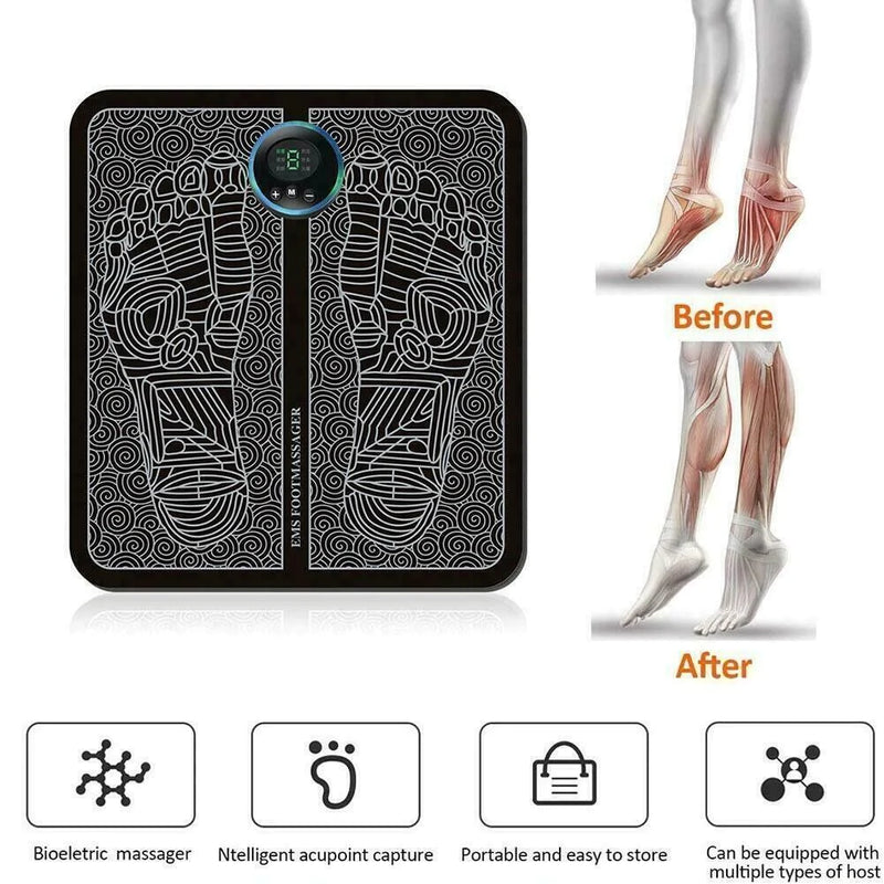 EMS Foot & Leg Reshaping Massager – Electric Deep Kneading Muscle Pain Relief